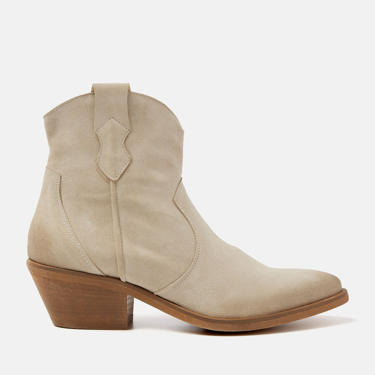 lazamani Arianna Dames Enkellaarsjes Beige LA55105beige | Lazamani