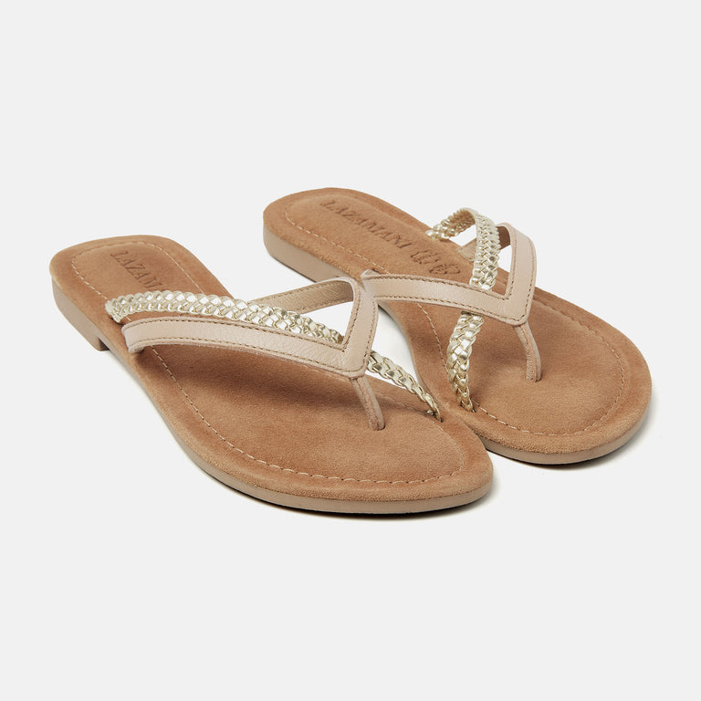 Lazamani Bibi Dames Slippers Nude LA33759nude | Lazamani