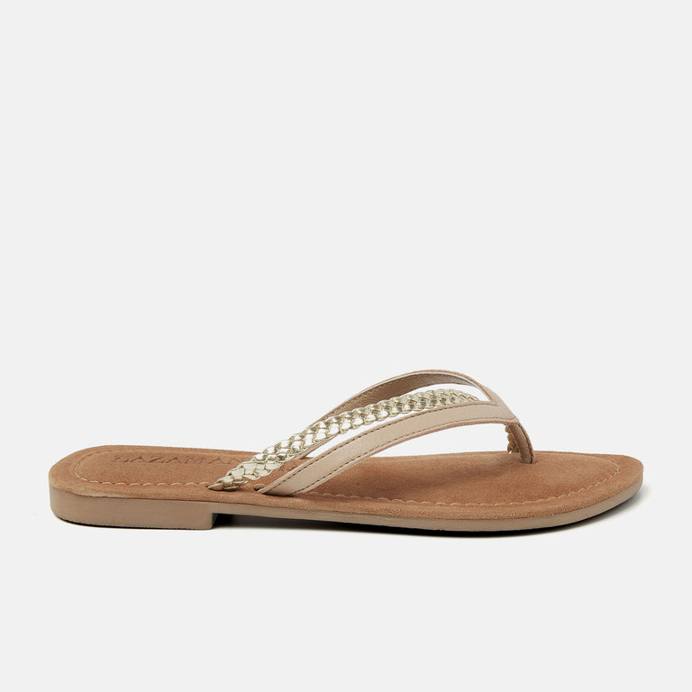 lazamani Bibi Dames Slippers Nude LA33759nude | Lazamani
