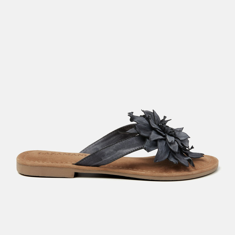 lazamani Daisy Dames Slippers Zwart LA33734black | Lazamani