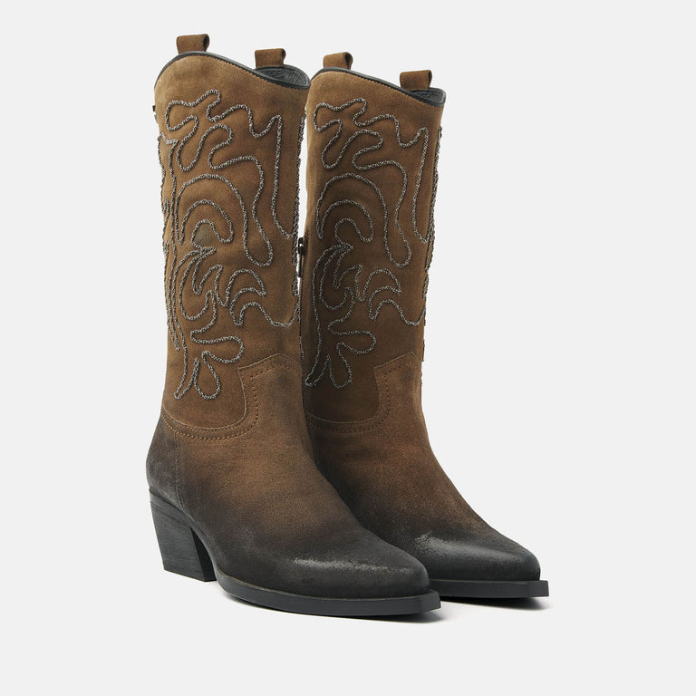 Lazamani Dames Cowboylaarzen 85.633 Cognac | Lazamani