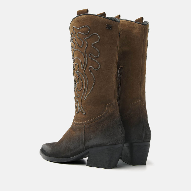 Lazamani Dames Cowboylaarzen 85.633 Cognac | Lazamani