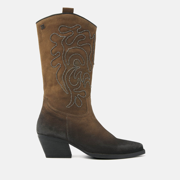 lazamani Dames Cowboylaarzen 85.633 Cognac | Lazamani