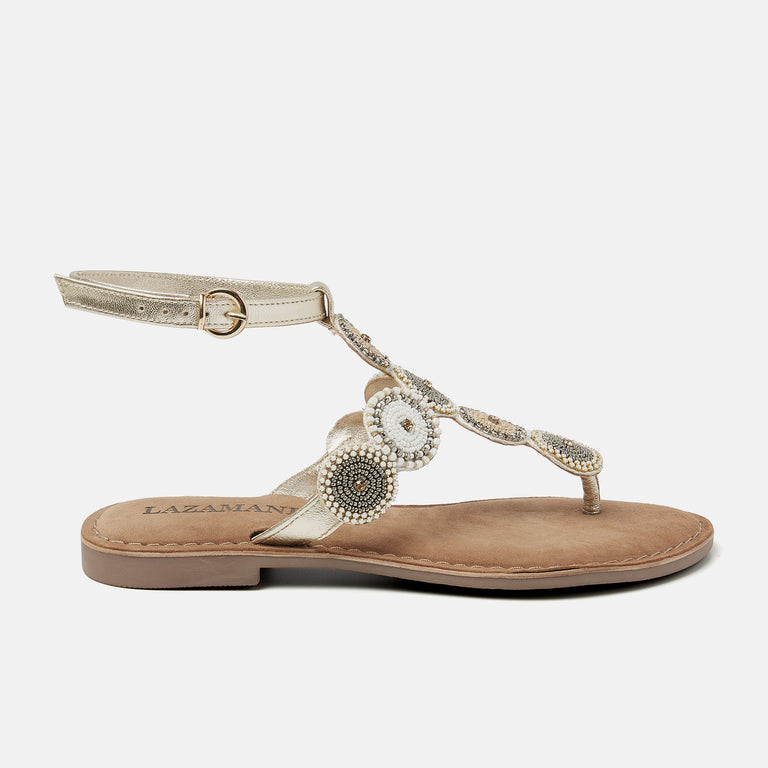 lazamani Harper Dames Sandalen Wit LA75452offwhite | Lazamani