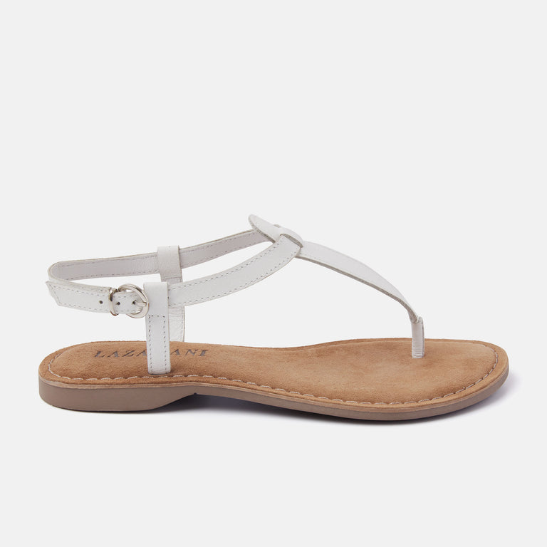 lazamani Iris Dames Sandalen Wit LA75618white | Lazamani