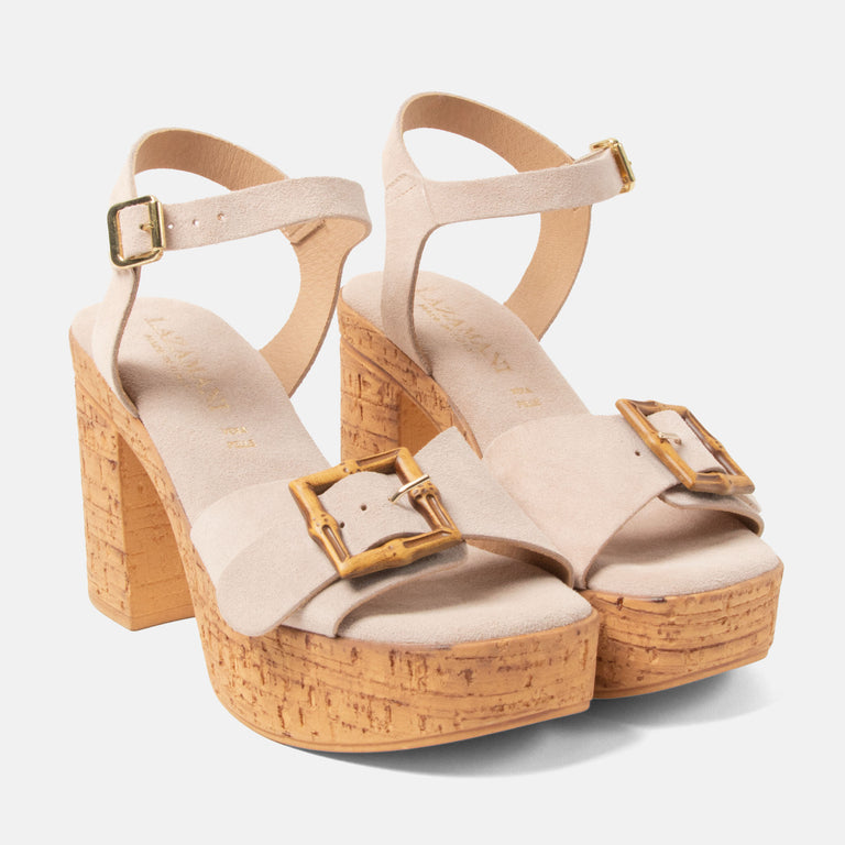 Lazamani Lazamani Abril Dames Sandalen Nude | LA31251nude