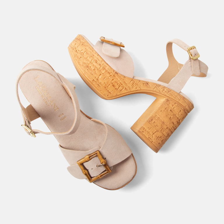 Lazamani Lazamani Abril Dames Sandalen Nude | LA31251nude
