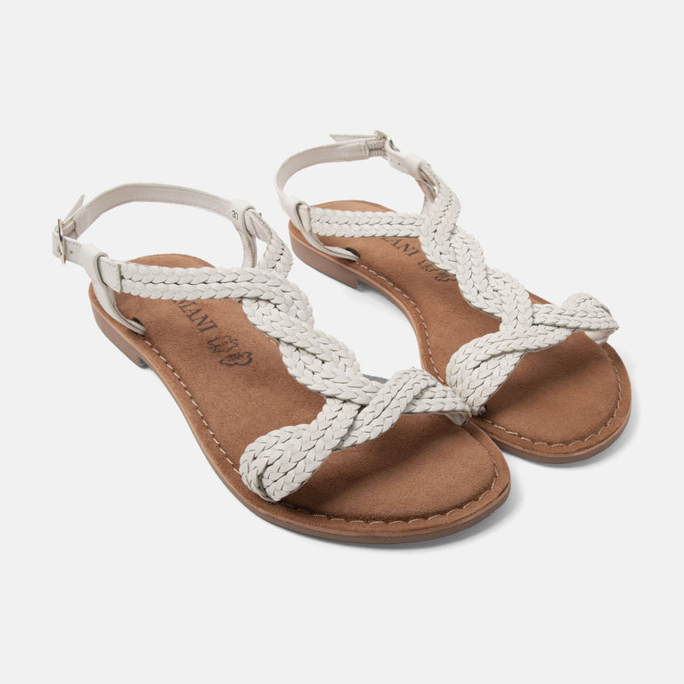 Lazamani Lazamani Aida Dames Sandalen Wit | LA75029white