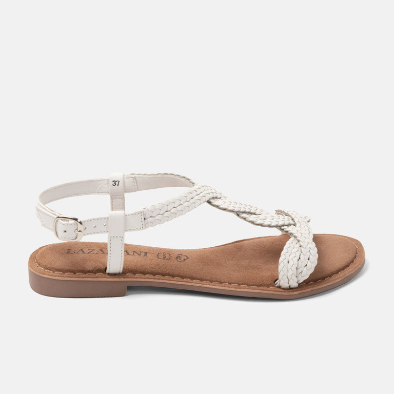lazamani Lazamani Aida Dames Sandalen Wit | LA75029white