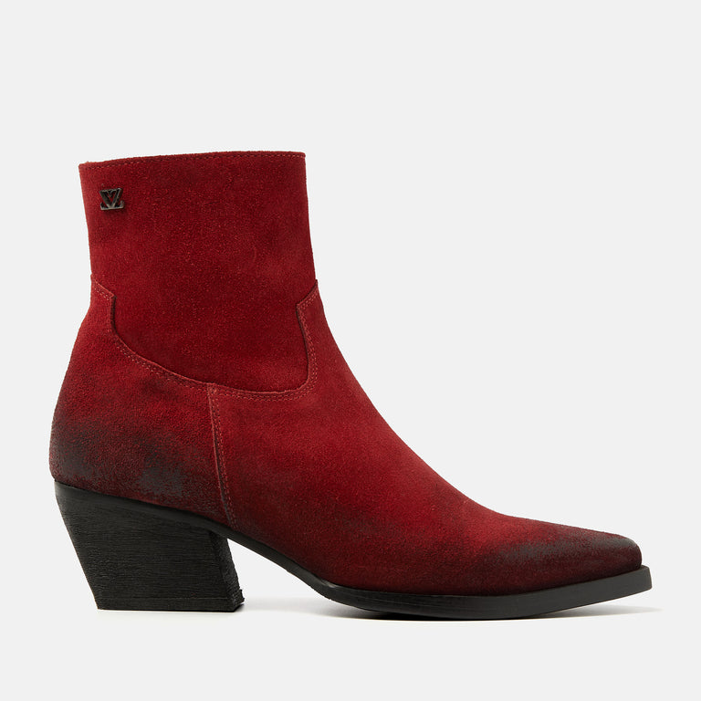 lazamani Lazamani Alix Dames Enkellaarsjes Rood | LA85632red