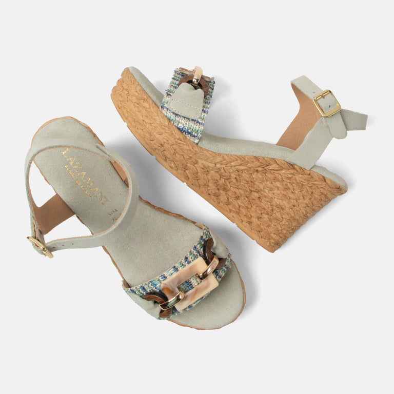 Lazamani Lazamani Arella Dames Sandalen Groen | LA31252salvia