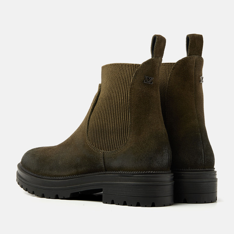 Lazamani Lazamani Beau Dames Chelsea Boots Groen | LA85611khaki