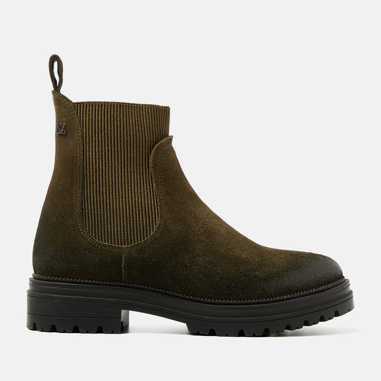 lazamani Lazamani Beau Dames Chelsea boots Groen | LA85611khaki
