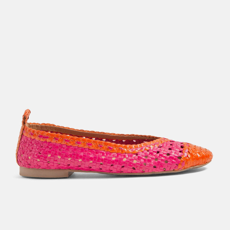 lazamani Lazamani Brisa Dames Ballerina's Roze | LA33481fuxia