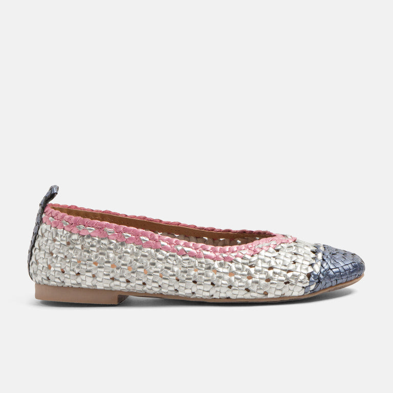 lazamani Lazamani Brisa Dames Ballerina's Zilver | LA33481silver