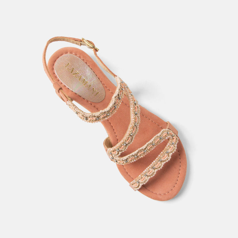 Lazamani Lazamani Camila Dames Sandalen Papaya | LA85700papaya