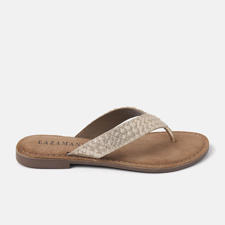 lazamani Lazamani Cara Dames Slippers Goud | LA75806gold