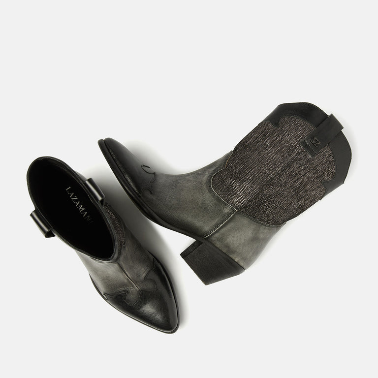 Lazamani Lazamani Céline Dames Cowboy Laarzen Grijs | LA85647pewter