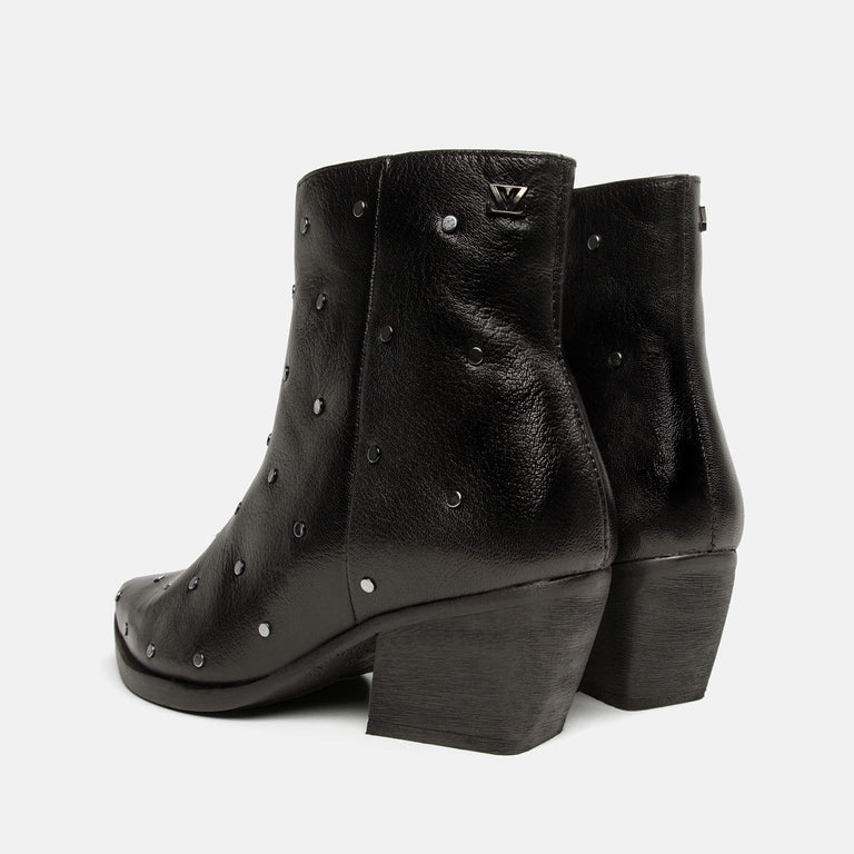 Lazamani Lazamani Claire Dames Enkellaarsjes Zwart | LA85655black