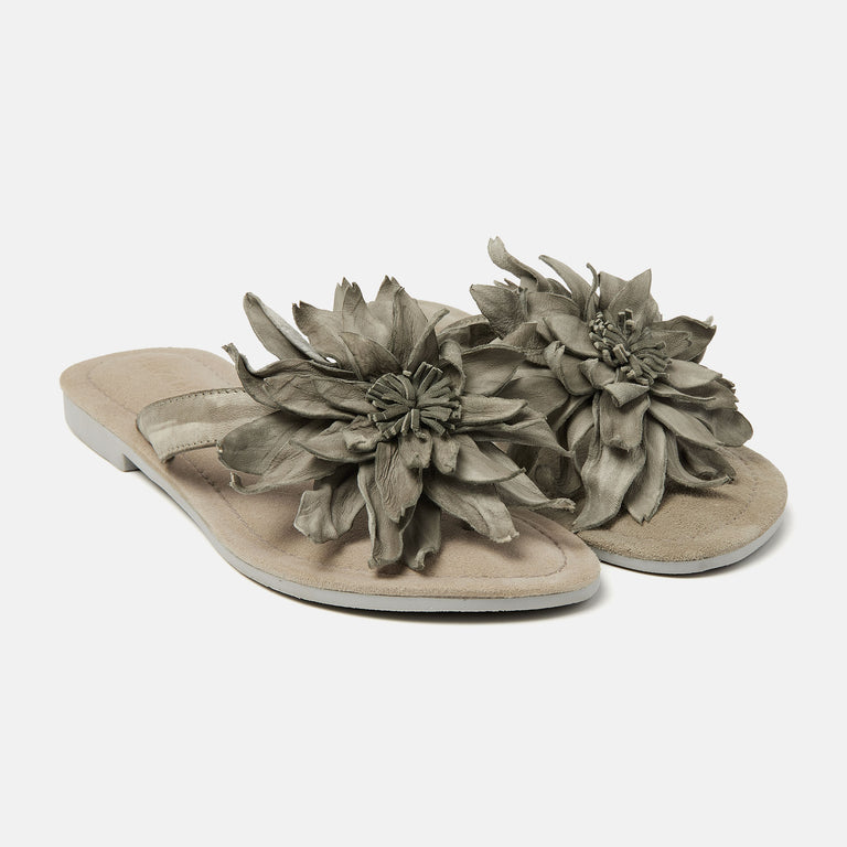 Lazamani Lazamani Daisy Dames Slippers Groen | LA33734sage