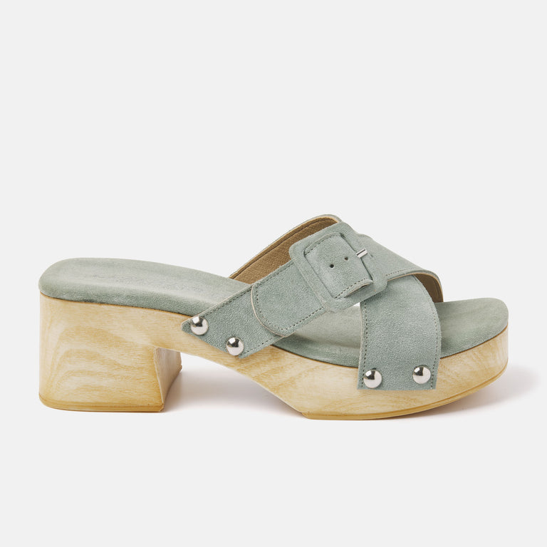 lazamani Dames Clogs 31.226 Salvia | Lazamani