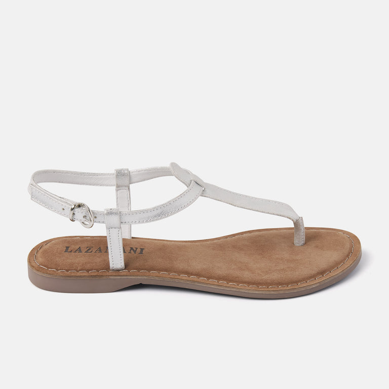 lazamani Lazamani Dames Slingback Sandalen 75.422 Silver