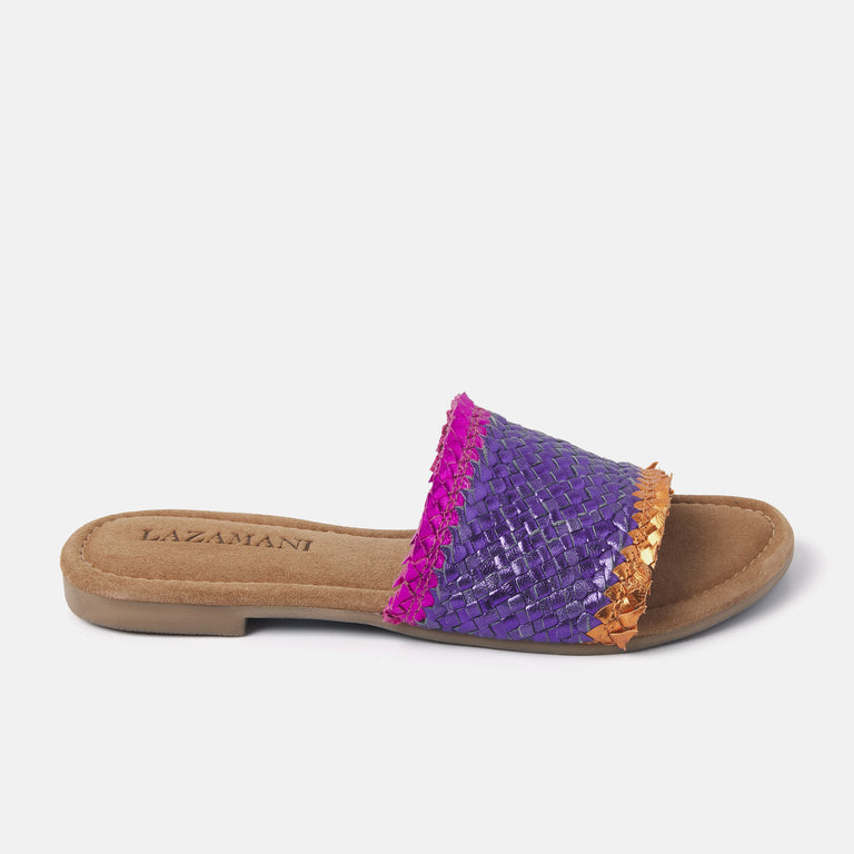 lazamani Dames Slippers 33.486 Purple | Lazamani