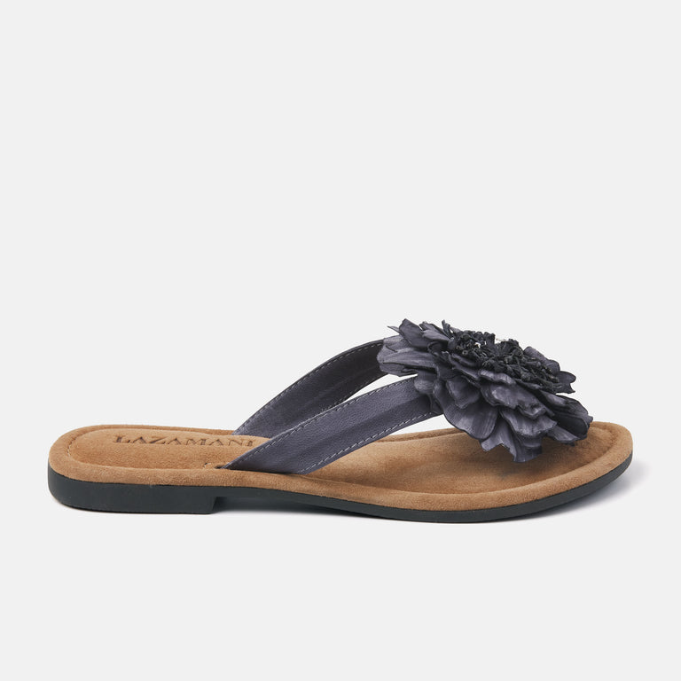 lazamani Dames Slippers 33.517 Black | Lazamani