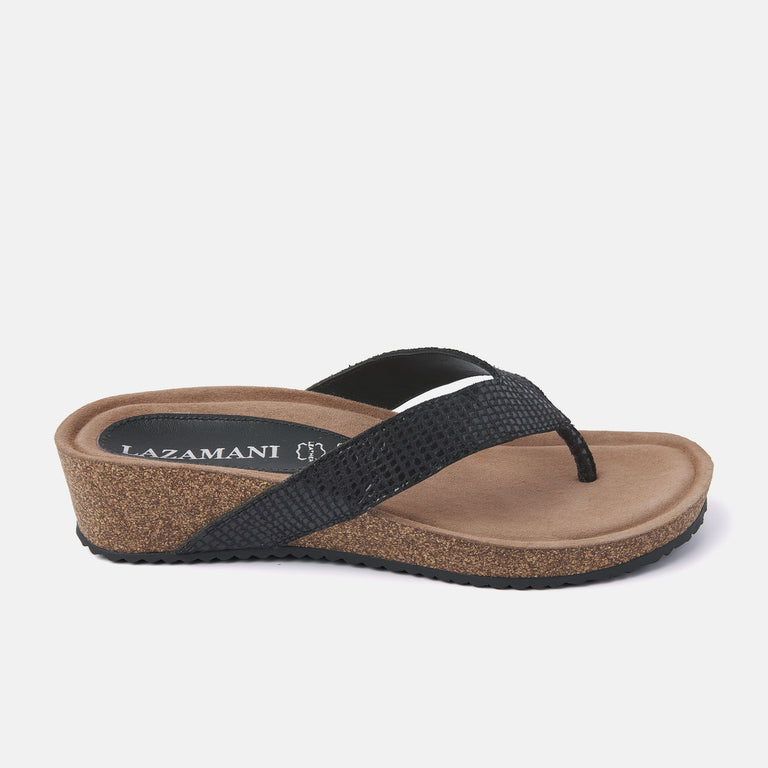 lazamani Dames Slippers 75.485 Black | Lazamani
