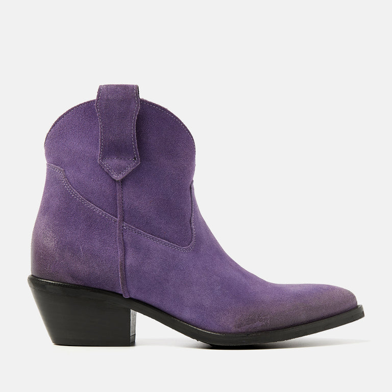 lazamani Lazamani Gigi Dames Enkellaarsjes Paars | LA55103lavender
