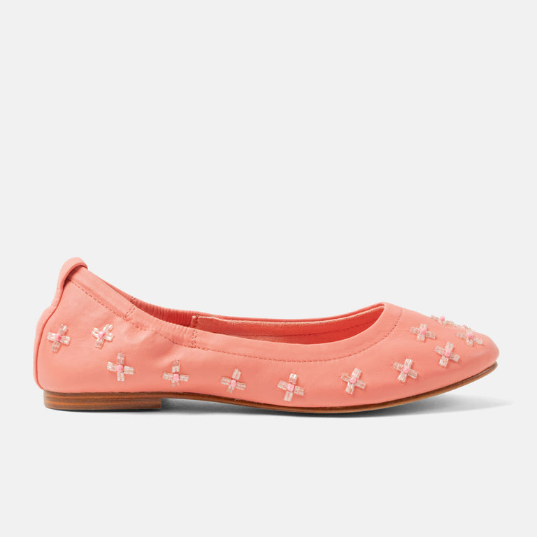 lazamani Lazamani Gracia Dames Ballerina's Roze | LA85706coral