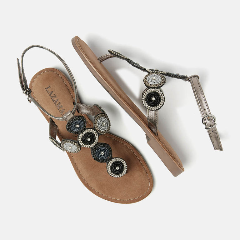 Lazamani Lazamani Harper Dames Sandalen Zwart | LA75452south