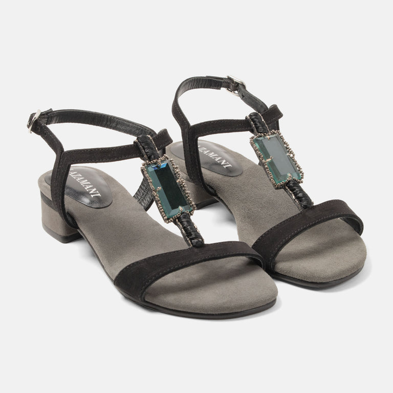 Lazamani Lazamani Hilaria Dames Sandalen Zwart | LA85707black