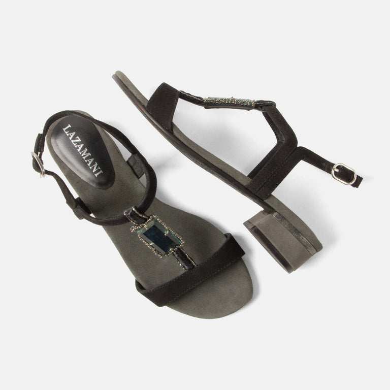 Lazamani Lazamani Hilaria Dames Sandalen Zwart | LA85707black