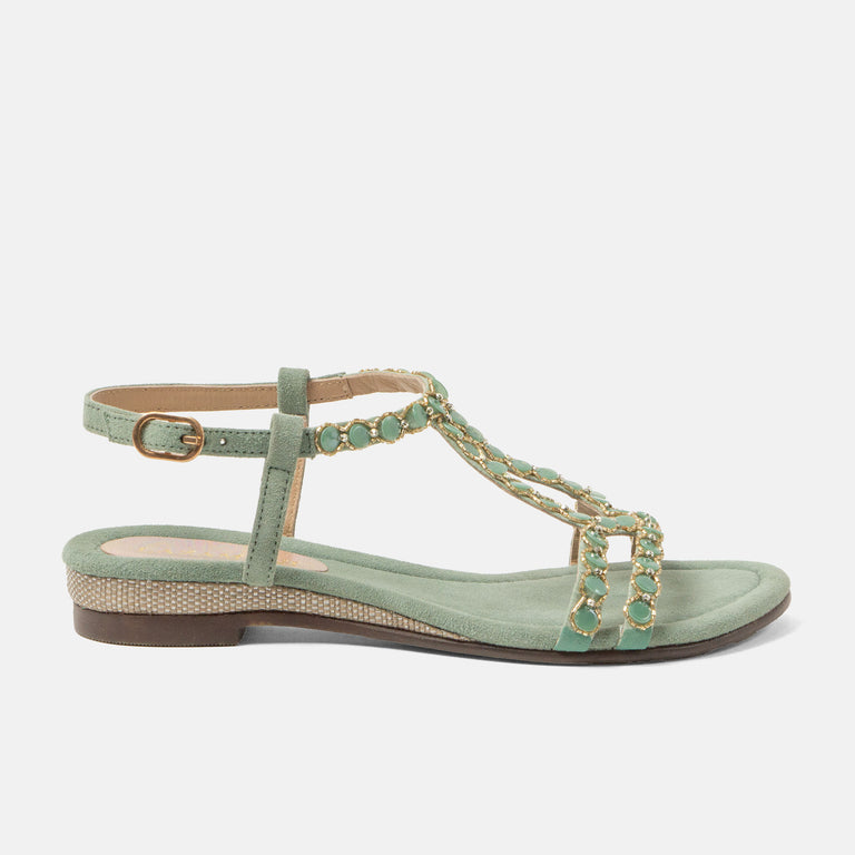lazamani Lazamani Izarra Dames Sandalen Groen | LA85711sage
