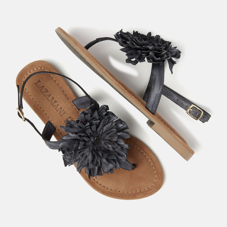 Lazamani Lazamani Kim Dames Sandalen Zwart | LA33763black