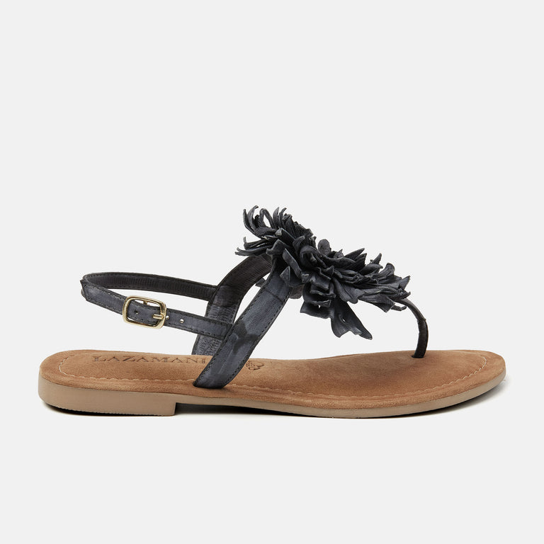 lazamani Lazamani Kim Dames Sandalen Zwart | LA33763black