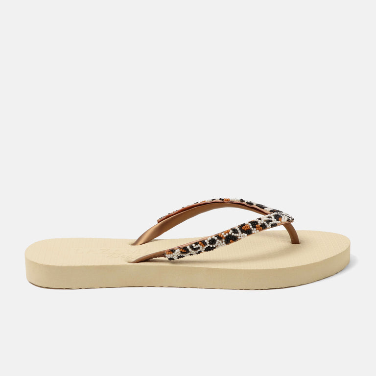 lazamani Lazamani Lanzarote Dames Flip Flops Dalmatiër | LA77009offwhite
