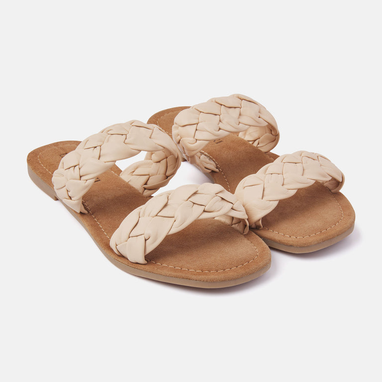 Lazamani Lazamani Dames Slippers 33.501 Cream