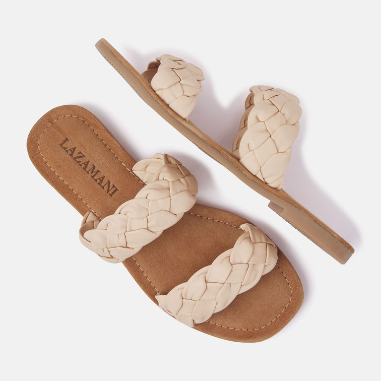 Lazamani Lazamani Dames Slippers 33.501 Cream