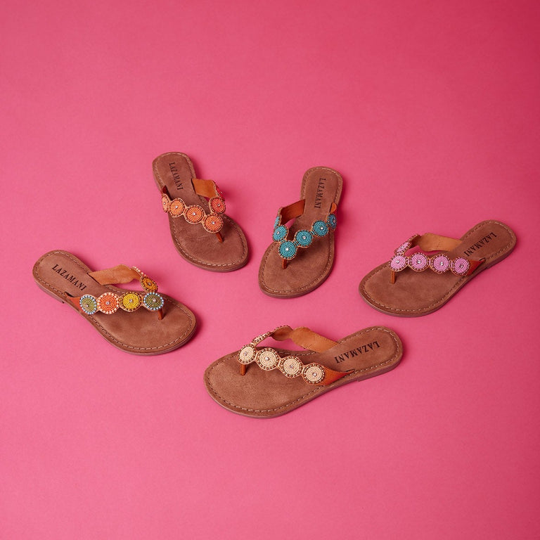 Lazamani Lazamani Dames Slippers 75.453 Orange