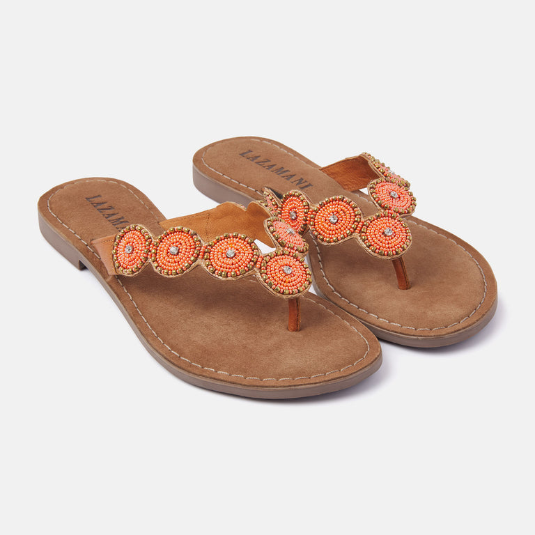 Lazamani Lazamani Dames Slippers 75.453 Orange