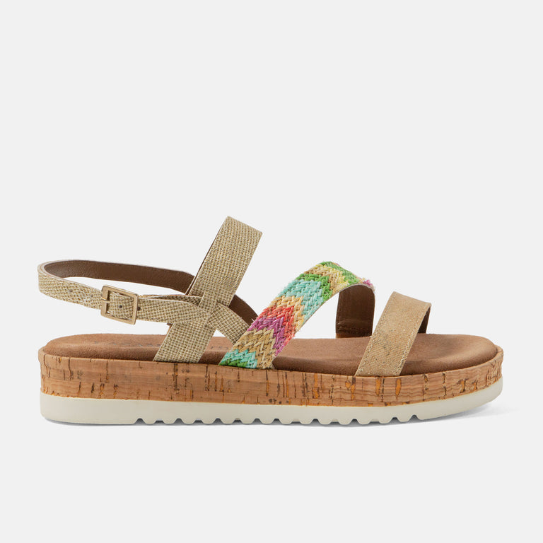 lazamani Lazamani Lindy Dames Sandalen Goud | LA75013gold