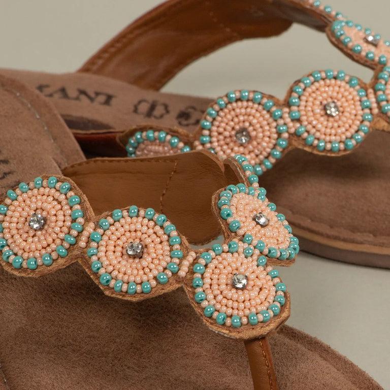 Lazamani Lazamani Luna Dames Slippers Roze | LA75453peach