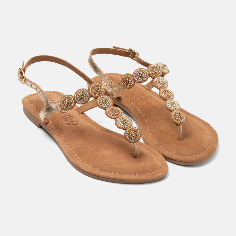 Lazamani Lazamani Luz Dames Sandalen Goud | LA33773gold