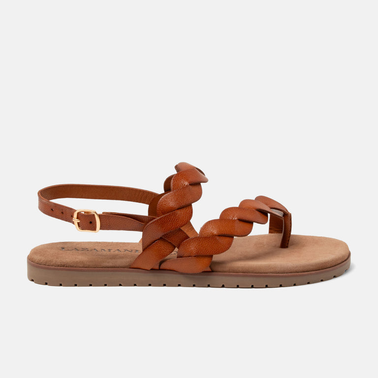 lazamani Lazamani Nilda Dames Sandalen Cognac | LA75019tan