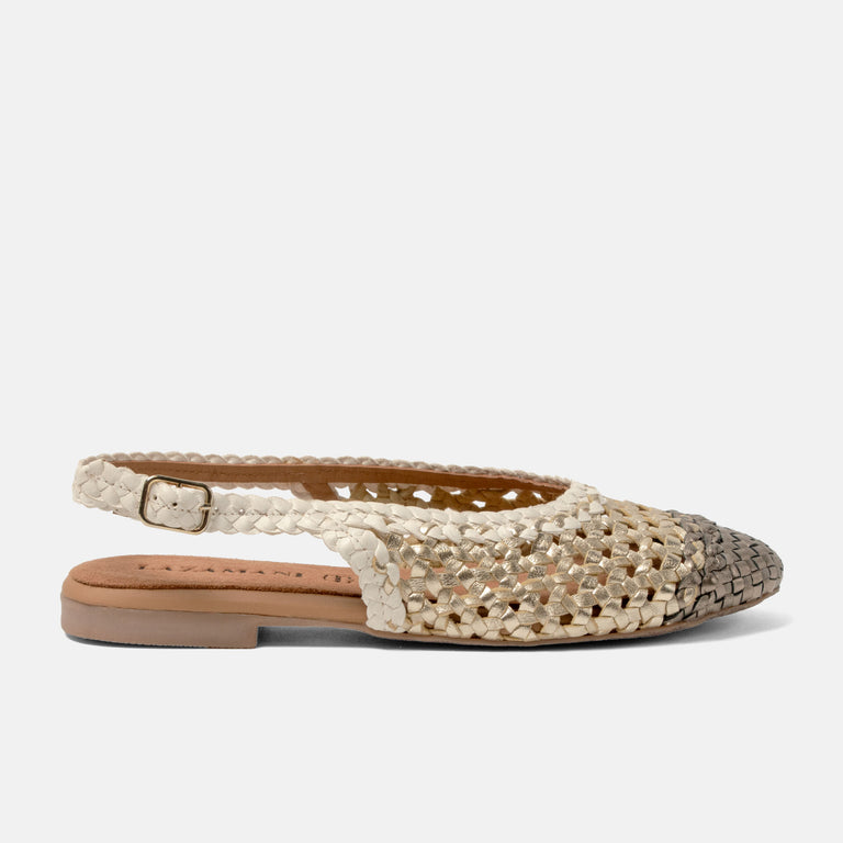 lazamani Lazamani Novia Dames Ballerina's Goud | LA33776gold