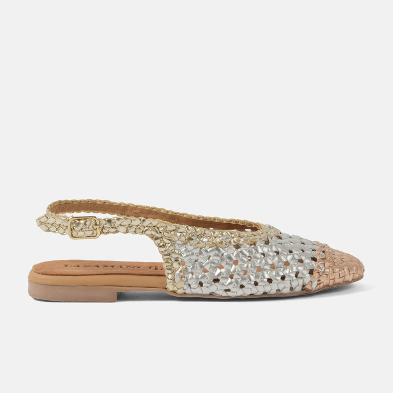 lazamani Lazamani Novia Dames Ballerina's Zilver | LA33776silver