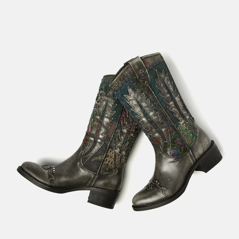 Lazamani Lazamani Paige Dames Laarzen Grijs/Multi | LA85671silver