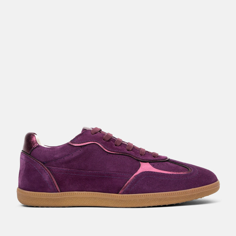 lazamani Lazamani San Sebastian Dames Sneakers Bordeaux | LA62013purple